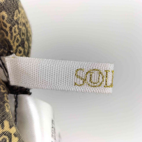 ソレイアード SOULEIADO 23SS レーヨンプリント バタフライスリーブワンピース レディース 36