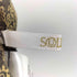 ソレイアード SOULEIADO 23SS レーヨンプリント バタフライスリーブワンピース レディース 36