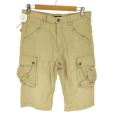 ギャップ Gap 00S 6P ジップアップ カーゴ クロップド ショート パンツ リップストップ メンズ M