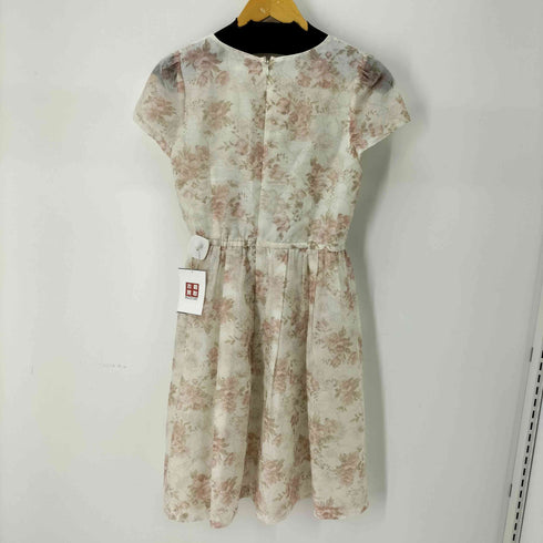LEST ROSE 花柄 S/S シアーフレアワンピース レディース JPN:M