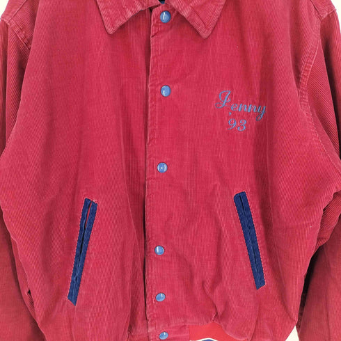 ウェストウィンド WEST WIND 80-90S USA製 NESHAMINY Jenny '93 裏地キルティング コーデュロイ スタジャン ジャケット ブルゾン メンズ import:M