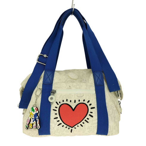 キプリング KIPLING コラボ キャラクター ハート プリント キーホルダー 2WAY ハンド ショルダーバッグ レディース