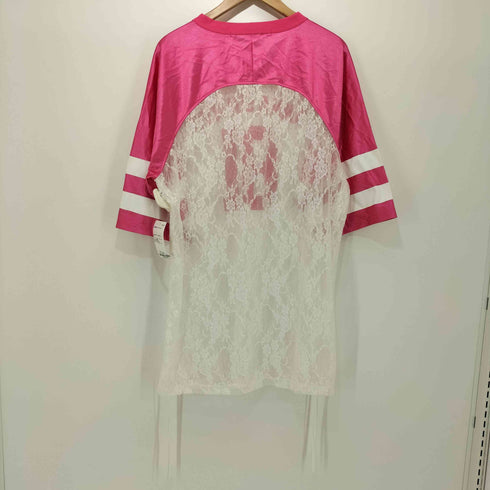ANNA SUI NYC レース切替 ゲームシャツ レディース
