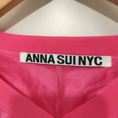 ANNA SUI NYC レース切替 ゲームシャツ レディース
