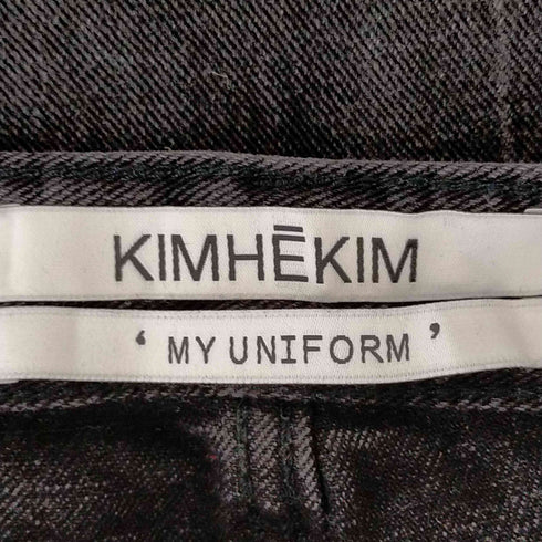 kimhekim my uniform ブーツカットデニムパンツ レディース