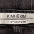 kimhekim my uniform ブーツカットデニムパンツ レディース