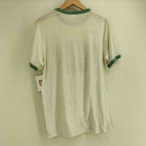 クリフメイヤー KRIFF MAYER 90-00s クルーネック プリント 半袖 リンガーTシャツ メンズ MEDIUM