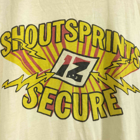 クリフメイヤー KRIFF MAYER 90-00s クルーネック プリント 半袖 リンガーTシャツ メンズ MEDIUM