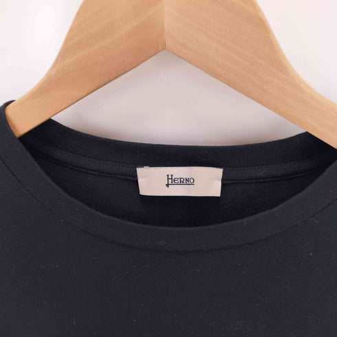ヘルノ Herno Logo Tee ロゴ クルーネック S/S Tシャツ レディース EUR:42