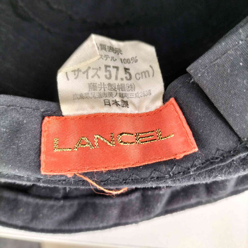 ランセル LANCEL フロントロゴ バケットハット レディース