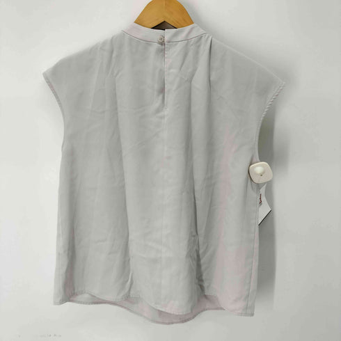 ナチュラルビューティーベーシック NATURAL BEAUTY BASIC フレンチスリーブリボンボウブラウス レディース JPN:M