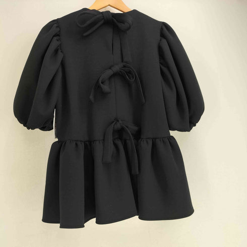 ツルバイマリコオイカワ Tsuru by Mariko Oikawa 24ss Campanula パフスリーブペプラムトップス レディース FREE