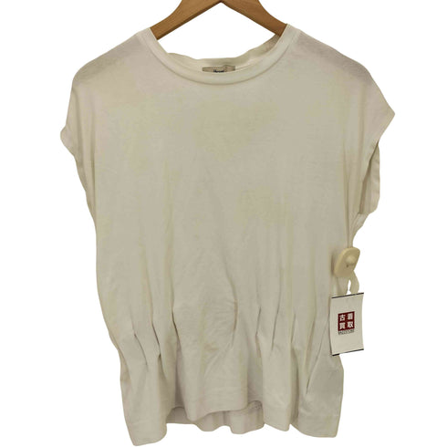ヘルノ Herno ノースリーブ クルーネック コットン カットソー レディース EUR:42