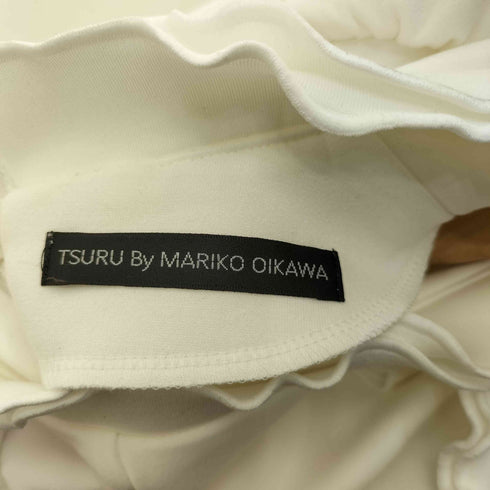ツルバイマリコオイカワ Tsuru by Mariko Oikawa 24ss Nerine フリルトップス ジャージー素材 レディース FREE