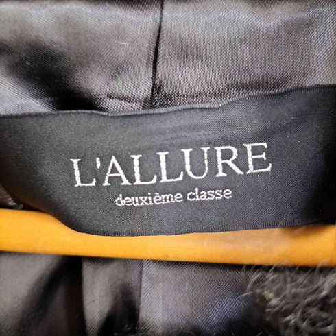 ラリュードゥーズィエムクラス LALLURE deuxieme classe プードルファー ボアフーデッドコート レディース