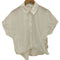 ザラ ZARA バルーンスリーブ コットン シャツ レディース import:M