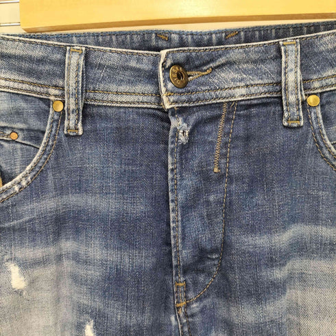 ディーゼル DIESEL BELTHER ボタンフライ ダメージ加工 デニム パンツ Y2K メンズ W34 L32