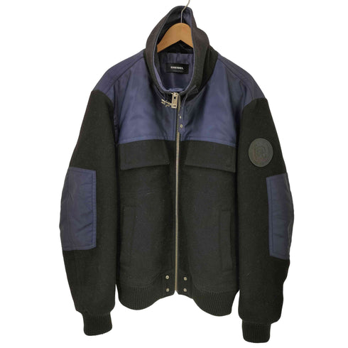 ディーゼル DIESEL Padded Nylon Wool Zip Up Jacket 裏地キルティング パデッド ナイロン ウール ジャケット メンズ import:XL