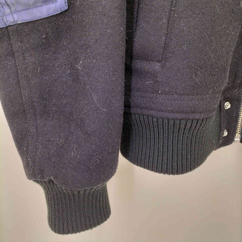 ディーゼル DIESEL Padded Nylon Wool Zip Up Jacket 裏地キルティング パデッド ナイロン ウール ジャケット メンズ import:XL