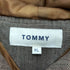 トミー TOMMY エルボーパッチ フルジップ フーデッド 中綿 ジャケット メンズ import:XL