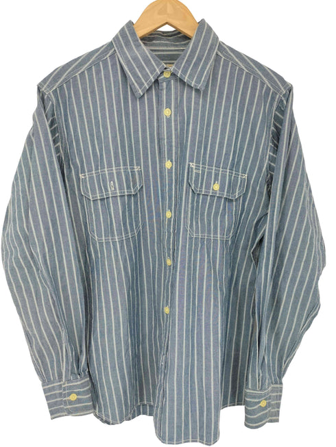 カムコ CAMCO シャンブレーストライプシャツ メンズ import:L