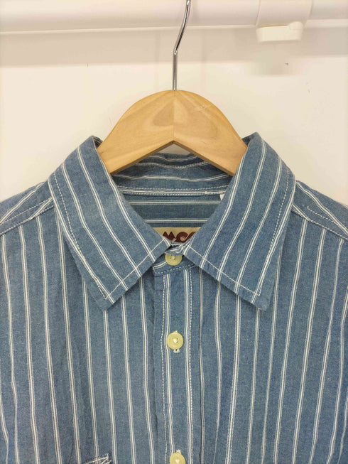 カムコ CAMCO シャンブレーストライプシャツ メンズ import:L