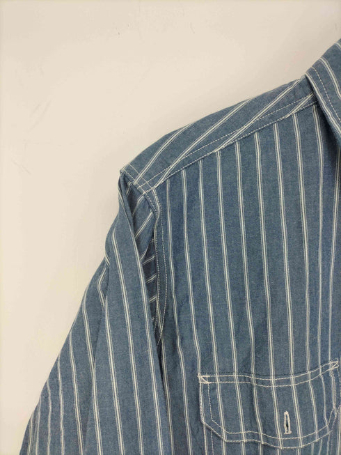 カムコ CAMCO シャンブレーストライプシャツ メンズ import:L