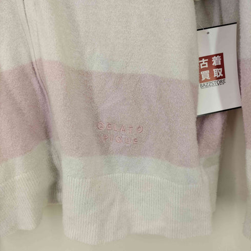 ジェラートピケ gelato pique スムーズィー 2 ボーダー パーカ lite2 ボーダーショート パンツ セットアップ レディース ONE SIZE