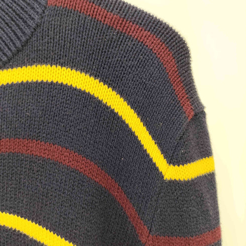 ポロバイラルフローレン Polo by RALPH LAUREN ボーダー コットン ポロ ニット メンズ import:S