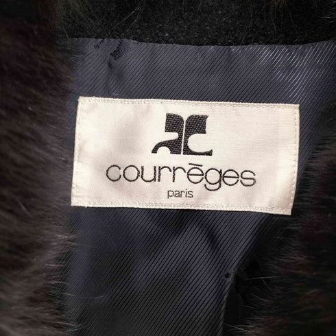クレージュ courreges フォックスファー ジャケット レディース 9AR