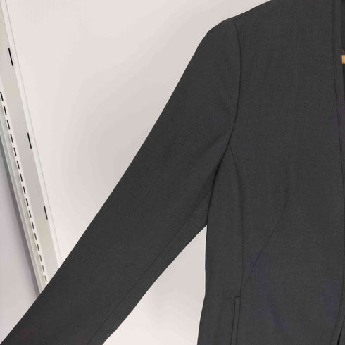 ユナイテッドアローズグリーンレーベルリラクシング UNITED ARROWS green label relaxing 麻調合繊 ノーラペル ジャケット レディース JPN:38