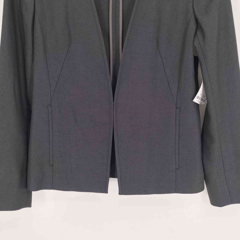 ユナイテッドアローズグリーンレーベルリラクシング UNITED ARROWS green label relaxing 麻調合繊 ノーラペル ジャケット レディース JPN:38
