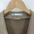 ザラ ZARA Fake Suede Jacket フェイク スウェード ノーカラー ジャケット メンズ import:M