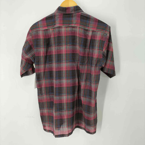 VITTINI S/S シアーチェックシャツ メンズ import:M