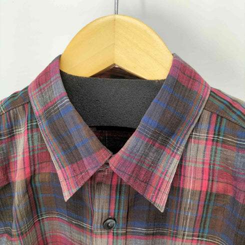VITTINI S/S シアーチェックシャツ メンズ import:M