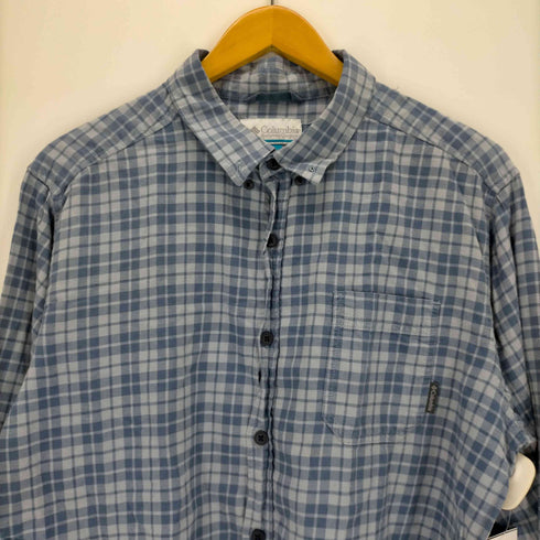 コロンビア Columbia ボタンダウンチェックシャツ メンズ import:L