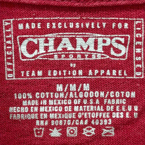 CHAMPS カレッジロゴTシャツ メンズ import:M