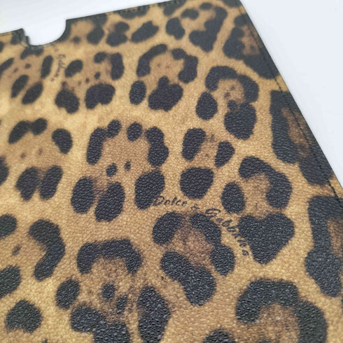 ドルチェアンドガッバーナ DOLCE&GABBANA イタリア製 レオパード タブレット ケース レディース