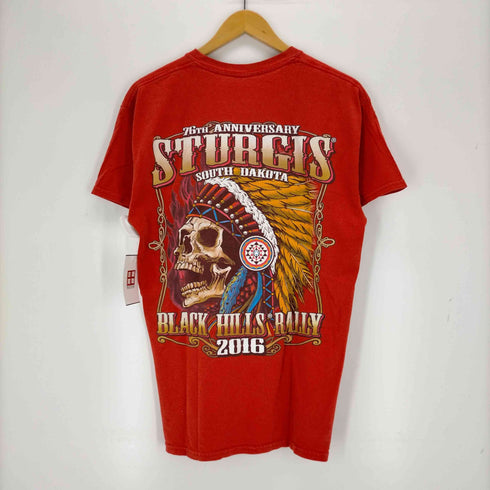 プリントクルーネックTシャツ メンズ