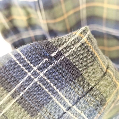 ラルフローレン RALPH LAUREN 90s BLAIRE ポニー刺繍 ボタンダウン チェックシャツ メンズ import:L