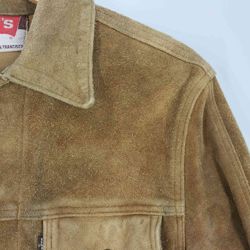 リーバイス Levis 60-70s 3rd Big E ビッグE 均等V スウェード トラッカージャケット メンズ