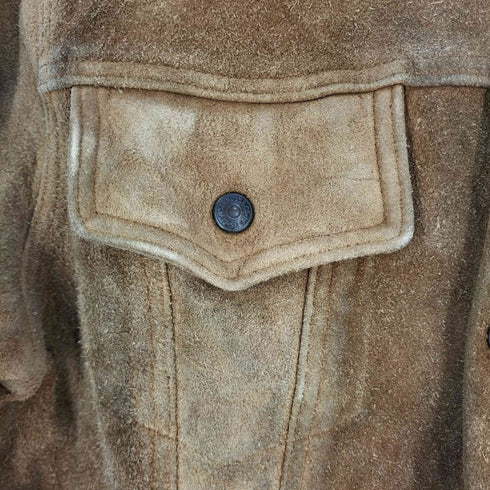 リーバイス Levis 60-70s 3rd Big E ビッグE 均等V スウェード トラッカージャケット メンズ