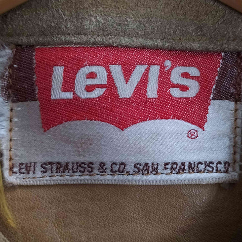 リーバイス Levis 60-70s 3rd Big E ビッグE 均等V スウェード トラッカージャケット メンズ