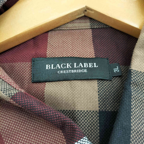 ブラックレーベルクレストブリッジ BLACK LABEL CRESTBRIDGE CB チェック 長袖 ボタンダウンチェックシャツ メンズ 3L