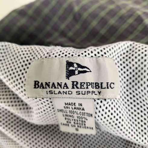 バナナリパブリック BANANA REPUBLIC 裏地メッシュ チェック柄 ショーツ ショートパンツ メンズ S