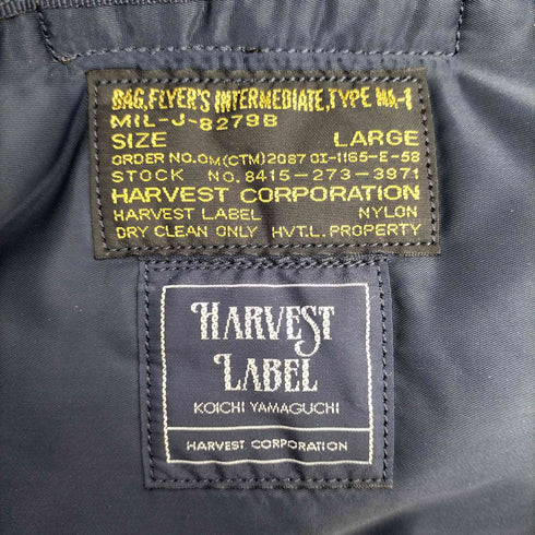 HARVEST LABEL FLYER'S TYPE MA-1 最初期 フライヤーズ 山口タグ SCOVILLジップ 3way ブリーフケース 山口幸一 メンズ