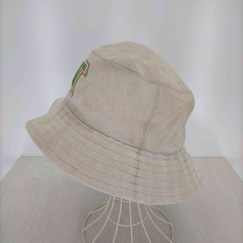 ミュールバウアー MUHLBAUER ロゴ刺繍 キャンバス バケットハット メンズ