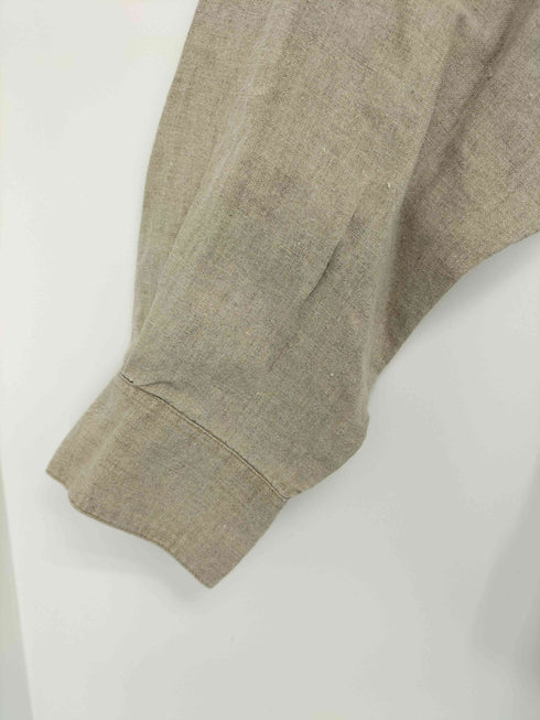 ギャップ Gap 00s OLD バンドカラー リネンシャツ メンズ import:M
