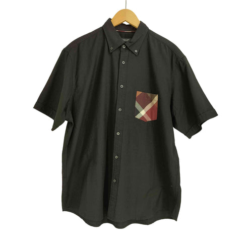 ブラックレーベルクレストブリッジ BLACK LABEL CRESTBRIDGE CBチェック ボタンダウン半袖シャツ メンズ LL