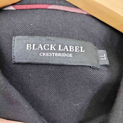 ブラックレーベルクレストブリッジ BLACK LABEL CRESTBRIDGE CBチェック ボタンダウン半袖シャツ メンズ LL